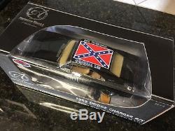 Dukes Of Hazzard Ertl Authentics 1/18 Black General Lee 1969 Dodge Charger Rt