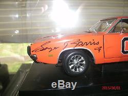 DUKES OF HAZZARD General Lee #1 Autographed by 8 Psa/Dna Document Very Unique