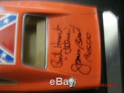 DUKES OF HAZZARD General Lee #1 Autographed by 8 Psa/Dna Document Very Unique