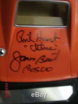 DUKES OF HAZZARD General Lee #1 Autographed by 8 Psa/Dna Document Very Unique