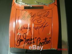 DUKES OF HAZZARD General Lee #1 Autographed by 8 Psa/Dna Document Very Unique