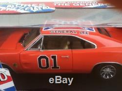 DUKES OF HAZZARD General Lee Barris Kustom 1969 Dodge Charger 1/18 Diecast Car