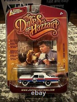 DUKES OF HAZZARD Johnny WHITE LIGHTNING ENOS' RACE CAR Chase R3 #4