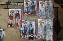 DUKES OF HAZZARD SERIES 2 12 INCH action figures, full set of 5 figures