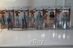 DUKES OF HAZZARD SERIES 2 8 INCH FIGURES SET OF 5 FIGURES. New mosc mint