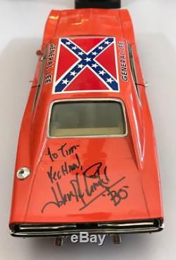 DUKES Of HAZZARD 1969 Dodge Charger GENERAL LEE AUTOGRAPHED John Schneider'BO