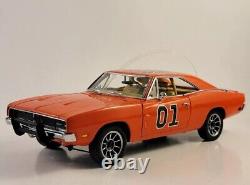 Danbury Mint 1969 Dodge Charger R/T THE GENERAL LEE 01 with Paperwork 124 L@@K