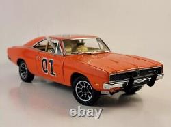 Danbury Mint 1969 Dodge Charger R/T THE GENERAL LEE 01 with Paperwork 124 L@@K