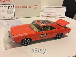 Danbury Mint GENERAL LEE Dukes Of Hazzard NEVER DISPLAYED