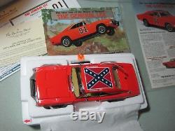 Danbury Mint General Lee 124 Scale Diecast Dukes Of Hazzard 69 D. Charger Nib