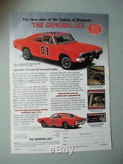 Danbury Mint General Lee 124 Scale Diecast Dukes Of Hazzard 69 D. Charger Nib