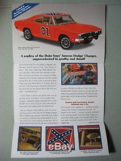 Danbury Mint General Lee 124 Scale Diecast Dukes Of Hazzard 69 D. Charger Nib