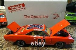 Danbury Mint General Lee Dukes of Hazzard 1969 Charger Diecast Car Box & Papers