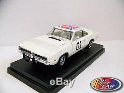 Dodge Charger 1969 GENERAL LEE Dukes of Hazzard Diecast 1/18 ERTL 32485 WHITE