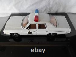 Duke's of Hazzard 1975 Dodge Monaco Police Car VHTF 118 Autoworld Silver Screen