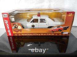 Duke's of Hazzard 1975 Dodge Monaco Police Car VHTF 118 Autoworld Silver Screen