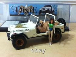 Dukes Hazzard General Lee Mego Figure Daisy 1/18 Dixie Jeep Case Autographs Lot