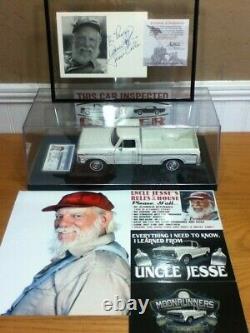 Dukes Hazzard General Lee Uncle Jesse 1/24 Diecast Ford Truck Case Autograph Lot