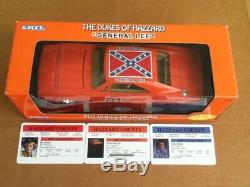 Dukes Of Hazzard 1/24 Diecast General Lee Cooter Uncle Jesse Autograph Poster