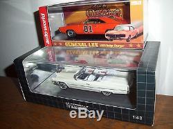 Dukes Of Hazzard 143 General Lee 1969 Dodge Charger-1 Of 1000, Boss Hogg's Caddy