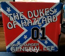 Dukes Of Hazzard 1969 Charger General Lee Die Cast Metal Mib