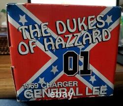 Dukes Of Hazzard 1969 Charger General Lee Die Cast Metal Mib