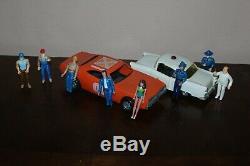 Dukes Of Hazzard 1981 Mego Vintage 8 Figure Set Loose +general Lee+ Police Car