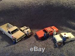Dukes Of Hazzard Action Figures With Mego Vehicles
