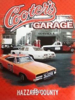 Dukes Of Hazzard Autographed 1/18 Boss Hogg Cadillac Diecast Car + Mego & Poster