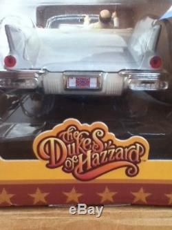 Dukes Of Hazzard Autographed 1/18 Boss Hogg Cadillac Diecast Car + Mego & Poster