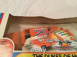 Dukes Of Hazzard Back Road Chase Set With General Lee And Boss Hogg Caddy