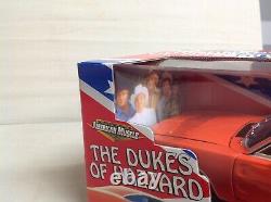 Dukes Of Hazzard Charger Flag Box Black Interior 1/18 Ertl Rare American Muscle