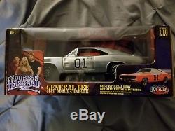 Dukes Of Hazzard Chrome General Lee 1969 Charger 118 Scale Diecast Car