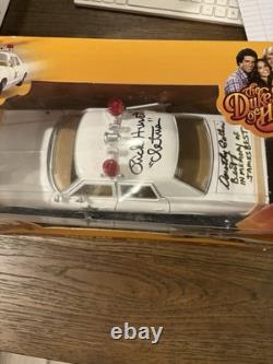 Dukes Of Hazzard Collection 15 Figures, cars, signed