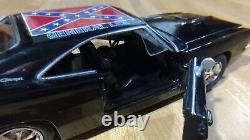 Dukes Of Hazzard Custom'69 Dodge Charger Black General Lee DiecastCar, 124, new