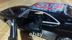 Dukes Of Hazzard Custom'69 Dodge Charger Black General Lee DiecastCar, 124, new