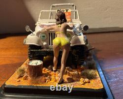 Dukes Of Hazzard Daisy Duke Jeep 1/24 Scale Custom Model Diorama