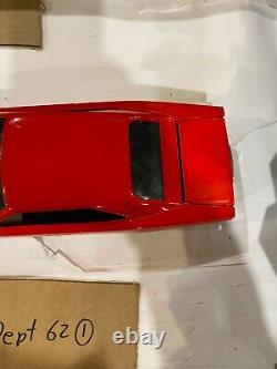 Dukes Of Hazzard Dodge Charger Ertl Warner Bros 1981 1/18 Rare Red Version