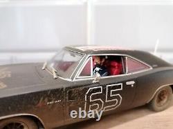 Dukes Of Hazzard Dodge Charger The General Grant Dirty Black Version Rare Slot