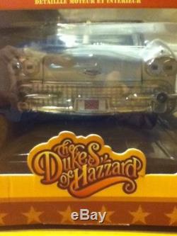 Dukes Of Hazzard General Lee 1/18 Boss Hogg Cadillac Diecast Car + Mego Figure