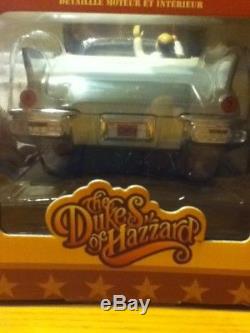 Dukes Of Hazzard General Lee 1/18 Boss Hogg Cadillac Diecast Car + Mego Figure