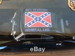 Dukes Of Hazzard General Lee 1/18 Custom Black 1969 Dodge Charger Diecast Car