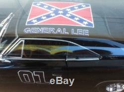 Dukes Of Hazzard General Lee 1/18 Custom Black 1969 Dodge Charger Diecast Car