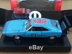 Dukes Of Hazzard General Lee 1/18 Custom Blue 1969 Dodge Charger Diecast Car