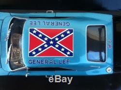 Dukes Of Hazzard General Lee 1/18 Custom Blue 1969 Dodge Charger Diecast Car