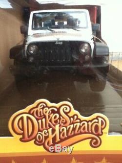 Dukes Of Hazzard General Lee 1/18 Daisy Duke White Dixie Jeep + Signed Autograph