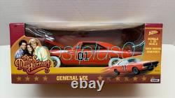 Dukes Of Hazzard General Lee 1969 Dodge Charger 125 Wl White Tires Gold Rim