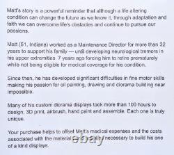 Dukes Of Hazzard General Lee ERTL 1/25 Diecast Custom Diorama Display