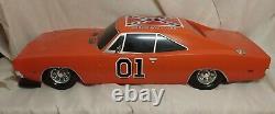 Dukes Of Hazzard General Lee RC Car 1/10 1969 Dodge Charger 27mhz Malibu WORKING