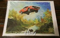 Dukes Of Hazzard Limited Edition Giclee Art Print By James Best Roscoe